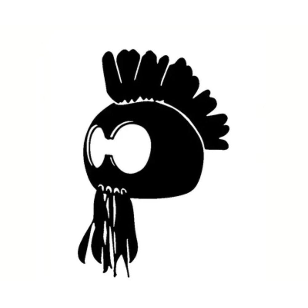 Hawaiian Ikaika Warrior Black Auto/Laptop Vinyl Decal‎